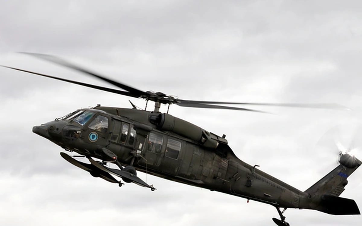 UH-60 Black Hawk helicopter in flight